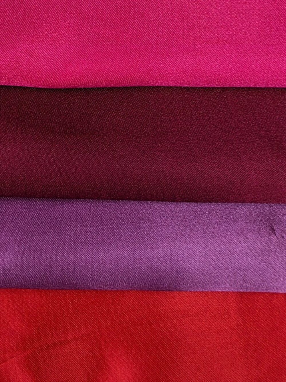 Choose Solid RED Tones in Poly-Silk 36” Square SCARF by ORNAMENTS Ranch West